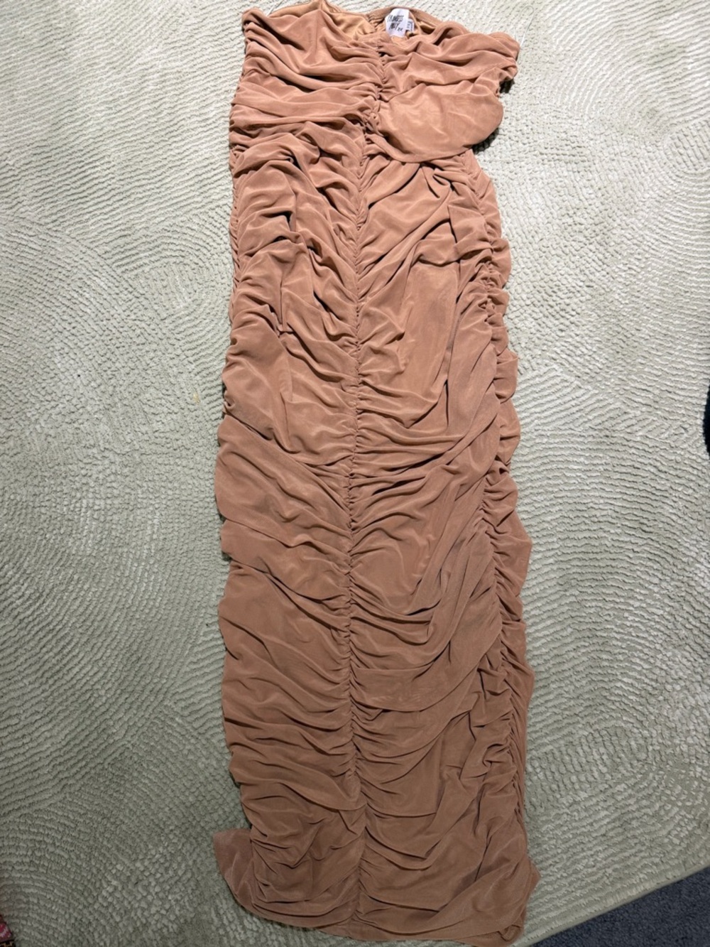 Princess Polly Ruched Maxi Dress in Dusty Rose